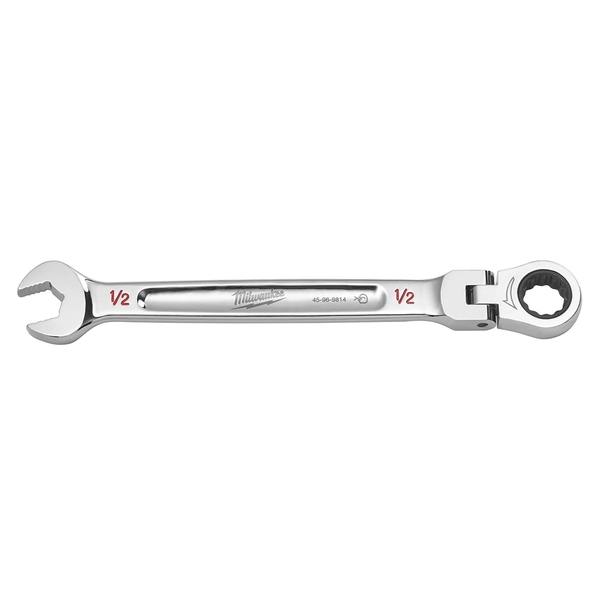 Milwaukee Tool 1/2" Flex Head Ratcheting Combination Wrench 45-96-9814